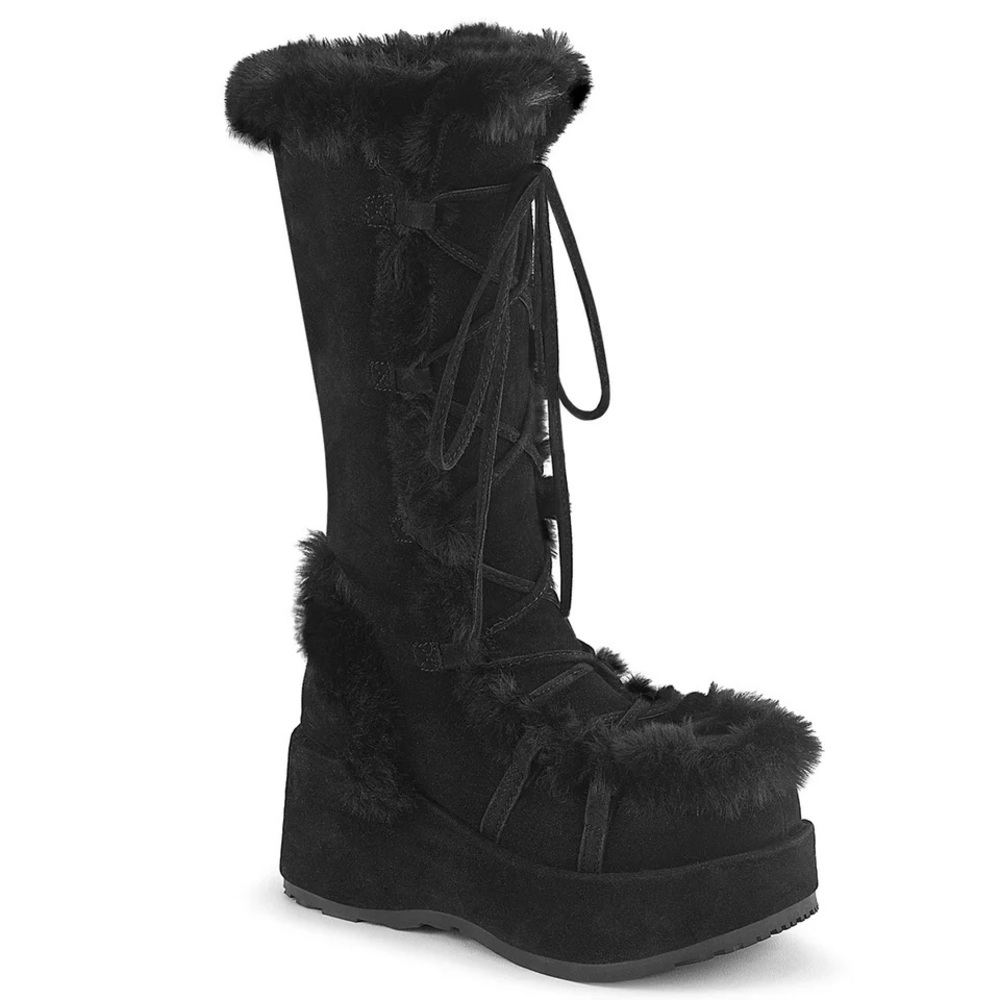 Demonia Cubby 311 Black Boots